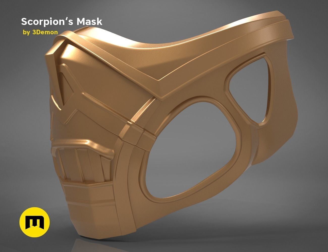 Scorpion Mask 3D print model_7
