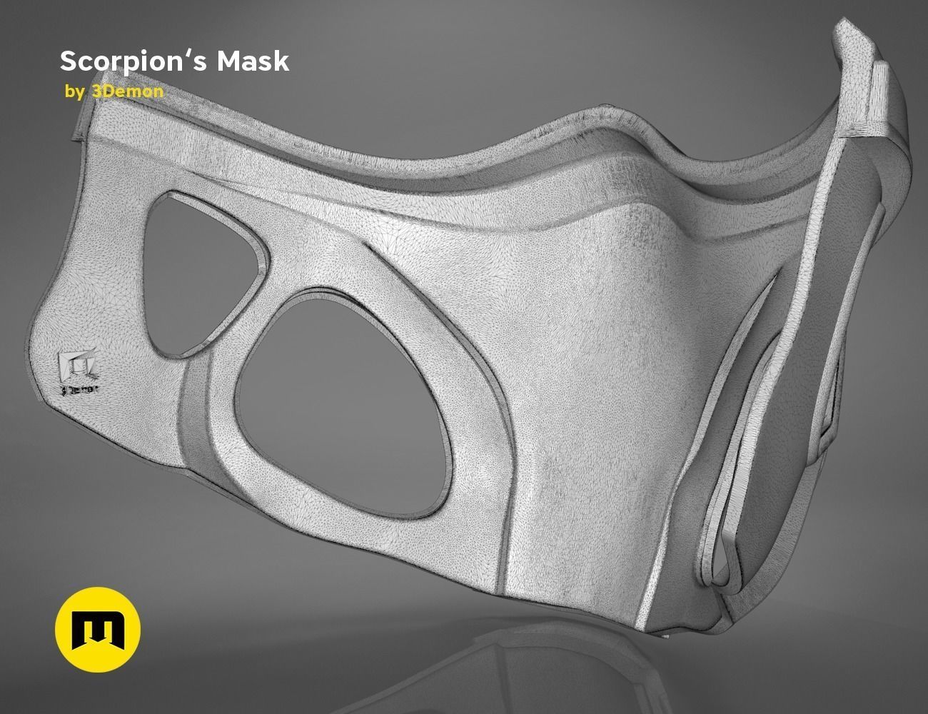 Scorpion Mask 3D print model_15