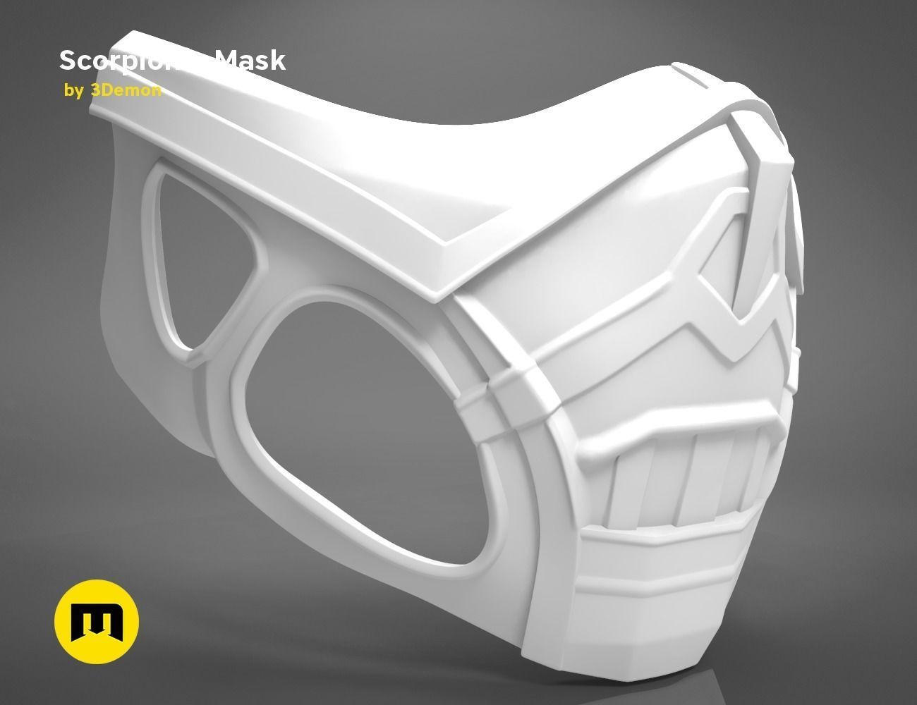 Scorpion Mask 3D print model_8