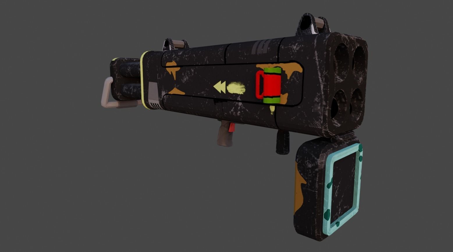 Rocket Launcher 3D model_1