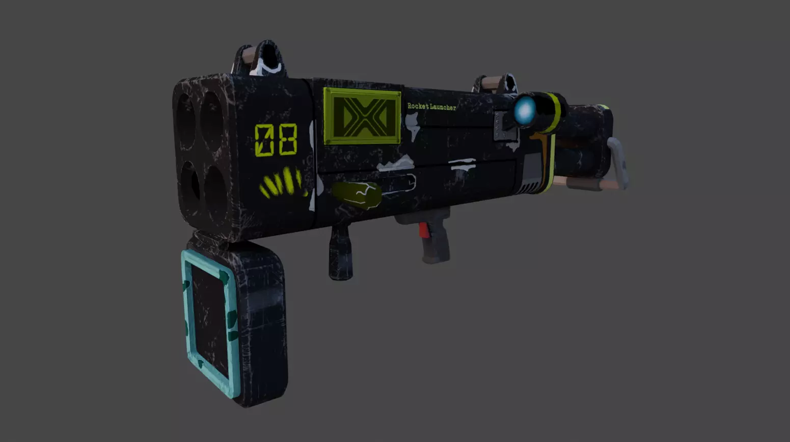 Rocket Launcher 3D model_0