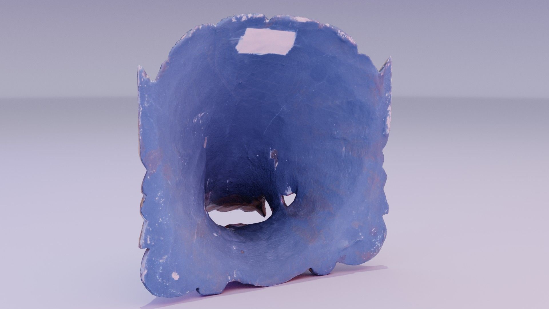 African Mask 04 high-poly 3D model_3