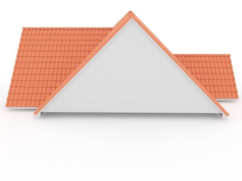 Realistic Roof Shingles 10 3D model_2