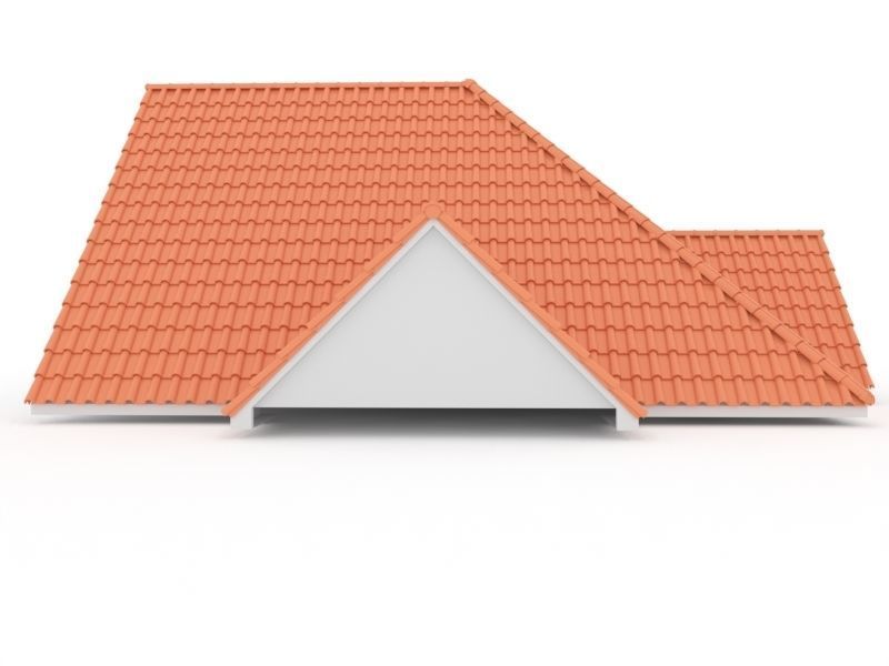 Realistic Roof Shingles 10 3D model_4