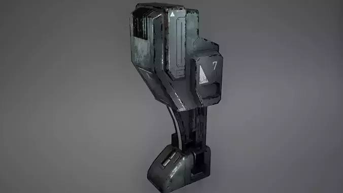 Cyberpunk Generator Low Poly  Game Ready