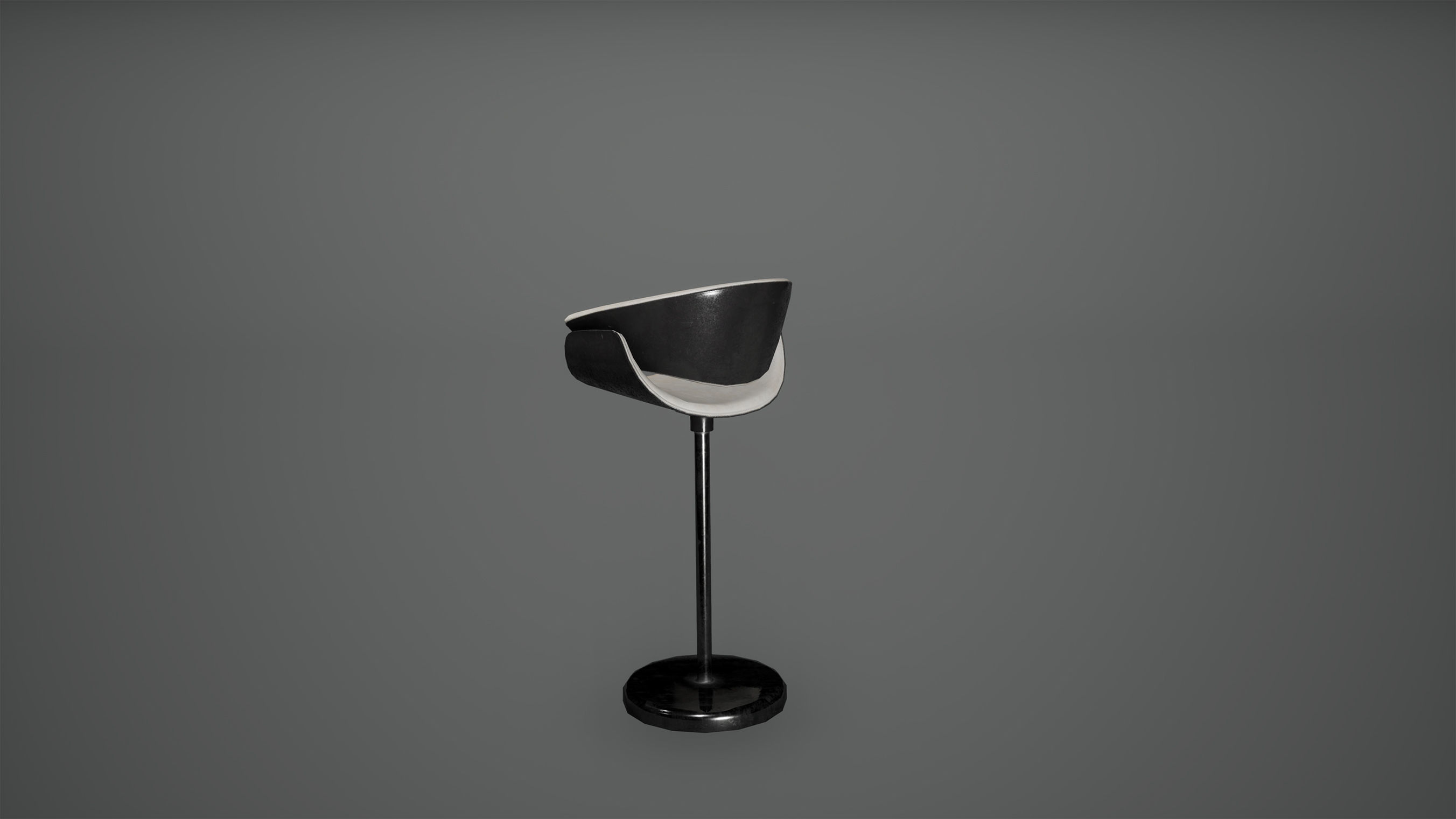 Cyberpunk Bar Chair Low Poly Game Ready Low-poly 3D model_3