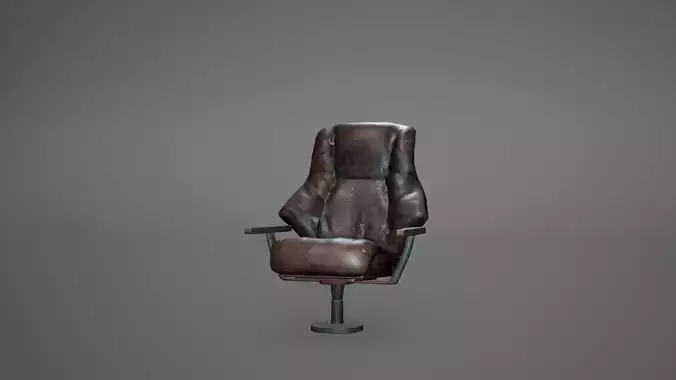 Cyberpunk Office Chair Low Poly  Game Ready