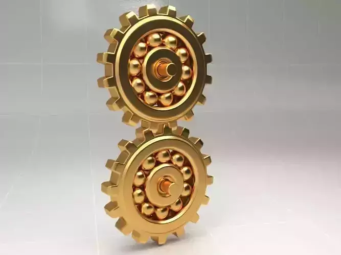 Gear 2 two golden gears