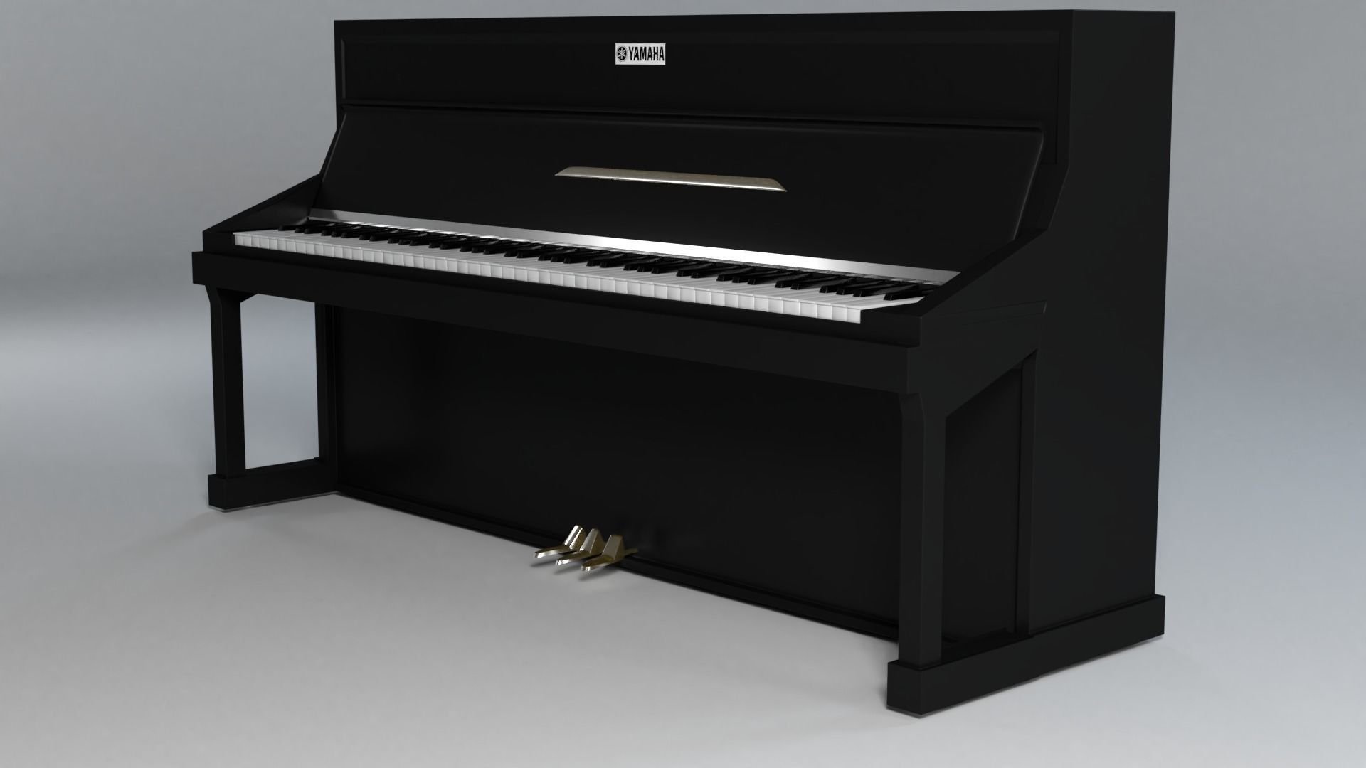 Grand Piano 3D model_2