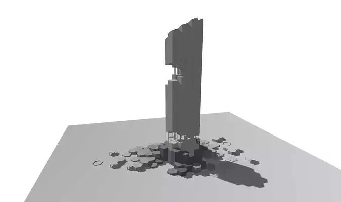 Hexagonal Tower Free 3D model