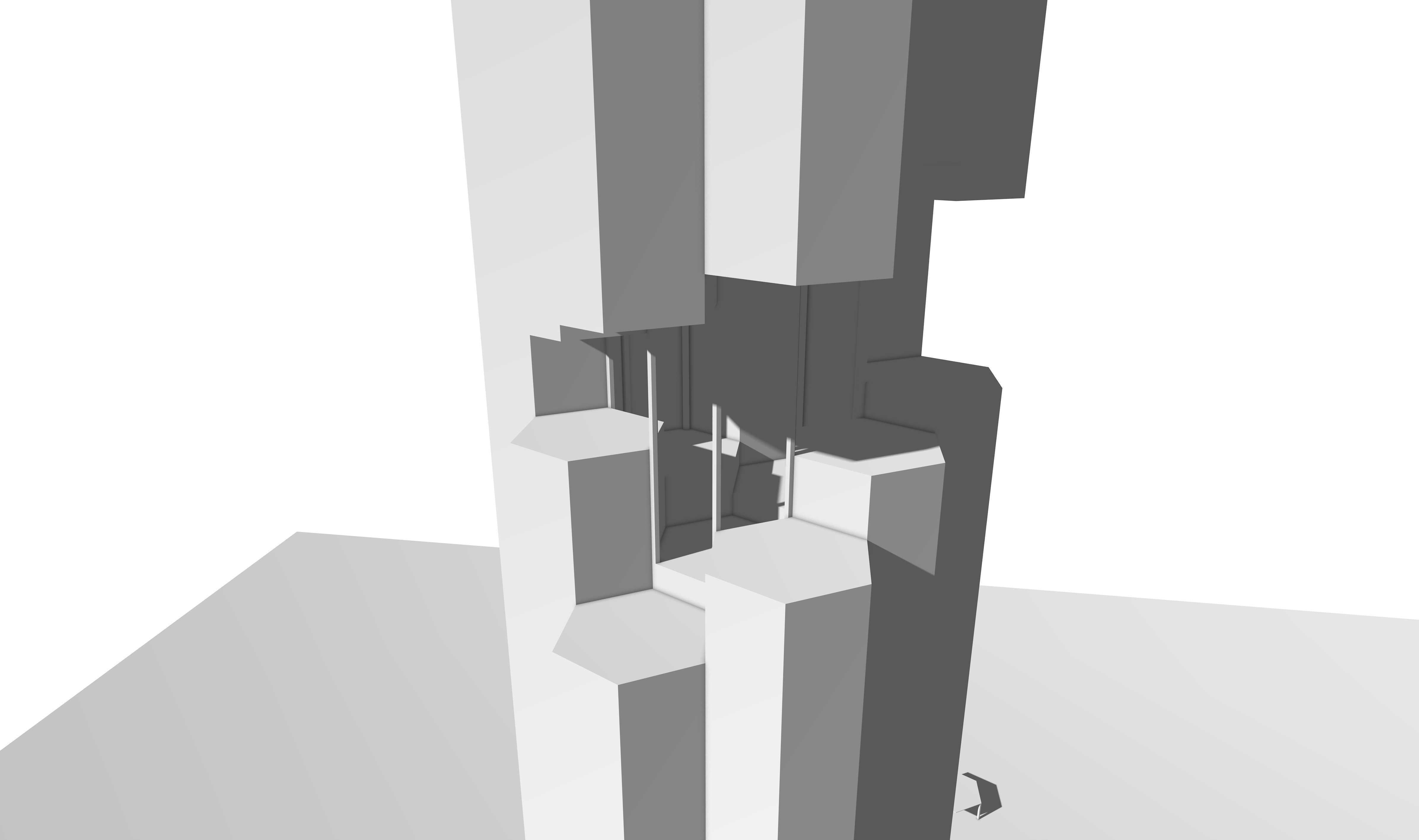 Hexagonal Tower Free 3D model_2