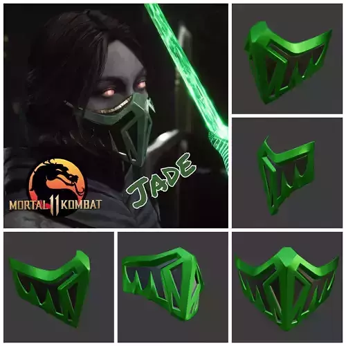 Jade mask from Mortal Kombat 11 - Beryl Star 3D print model