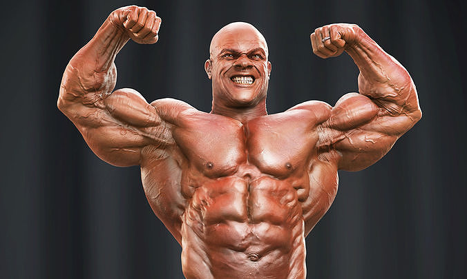 Phil Heath Sculpt 3D print model