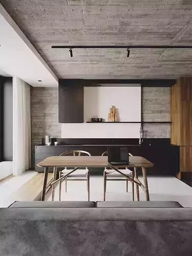 Rybalsky Apartment for Cinema 4D and Corona Renderer 3D model