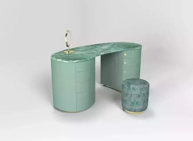 Passion Coiffeuse table model Armani Casa Series 3D model