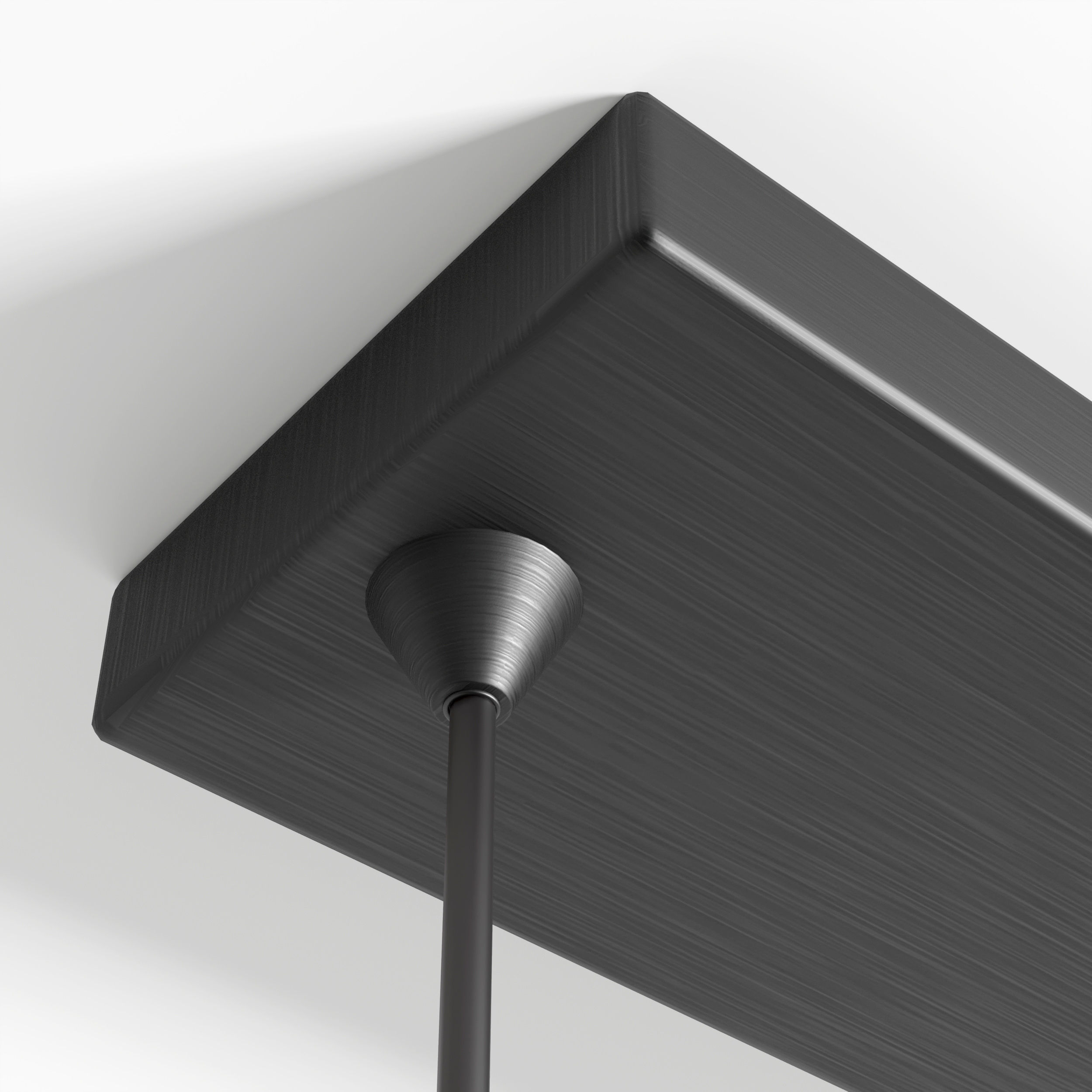 Zigzag Pendant Light Low-poly 3D model_2