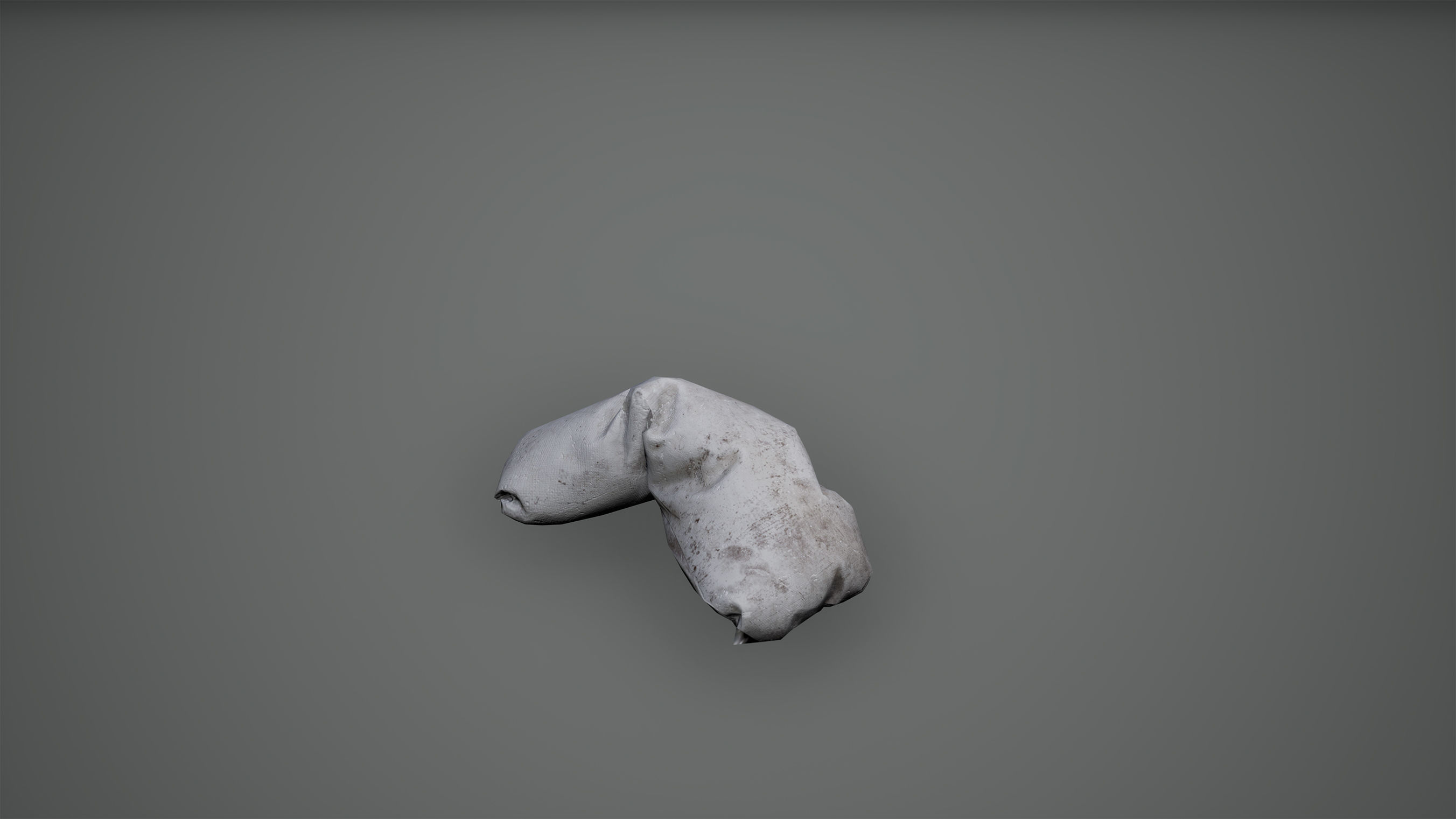 Cyberpunk Bed Blamket Matress Set Low Poly  Game Ready Low-poly 3D model_5