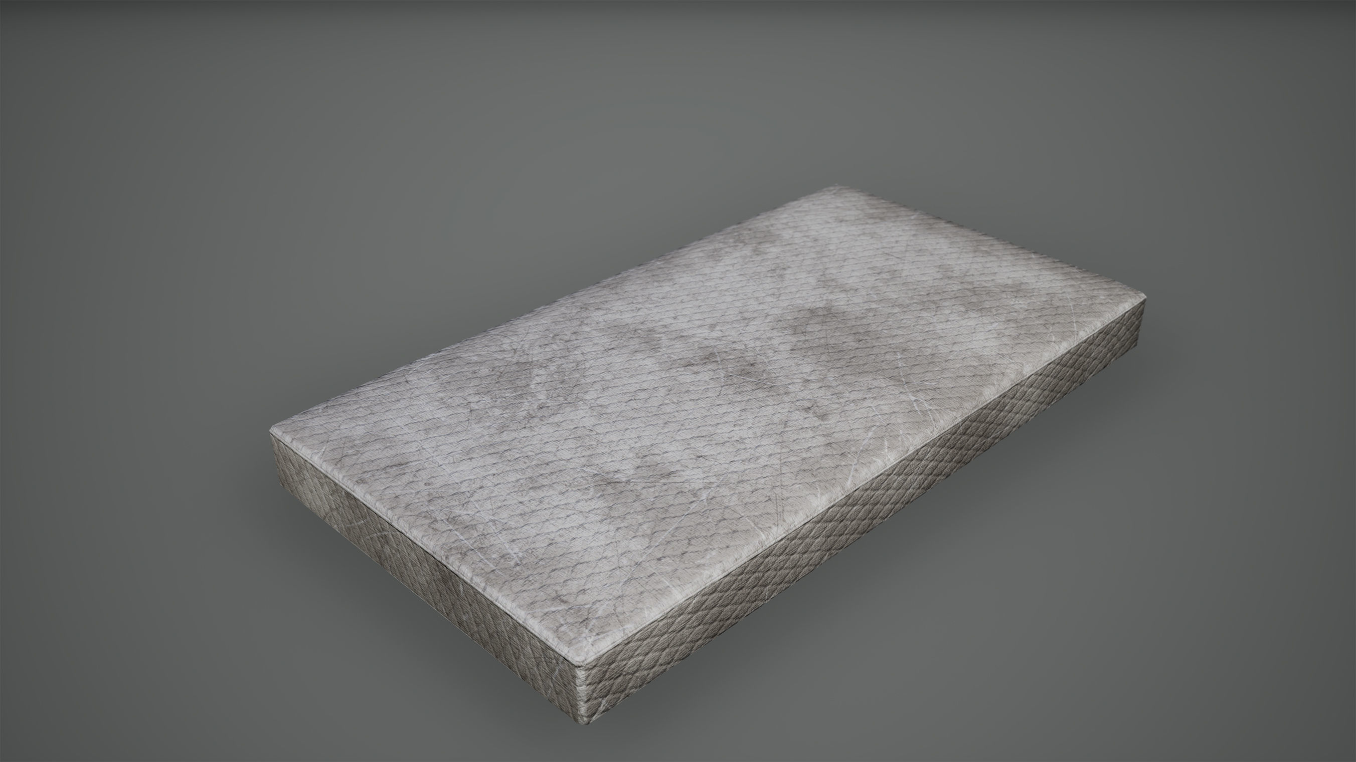 Cyberpunk Bed Blamket Matress Set Low Poly  Game Ready Low-poly 3D model_4