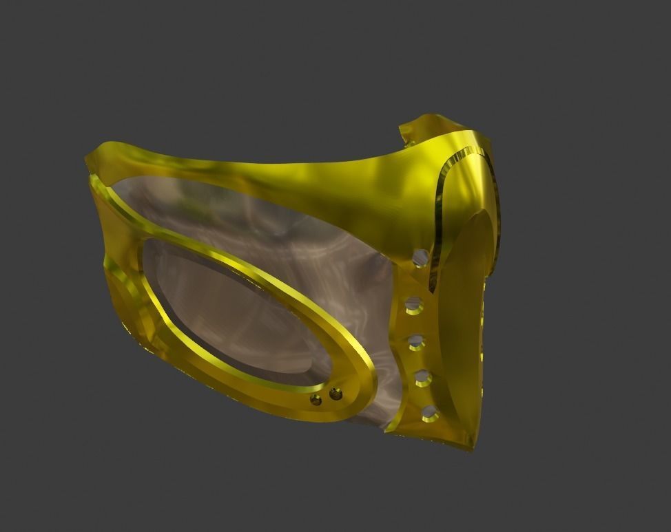 Erron Black mask from Mortal Kombat 11 - Recidivist 3D print model_5