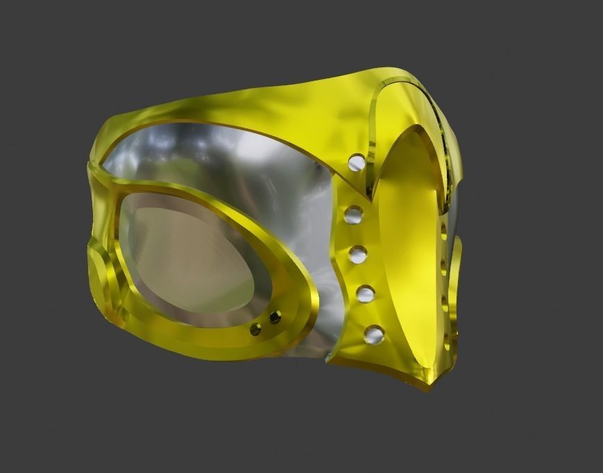 Erron Black mask from Mortal Kombat 11 - Recidivist 3D print model_8