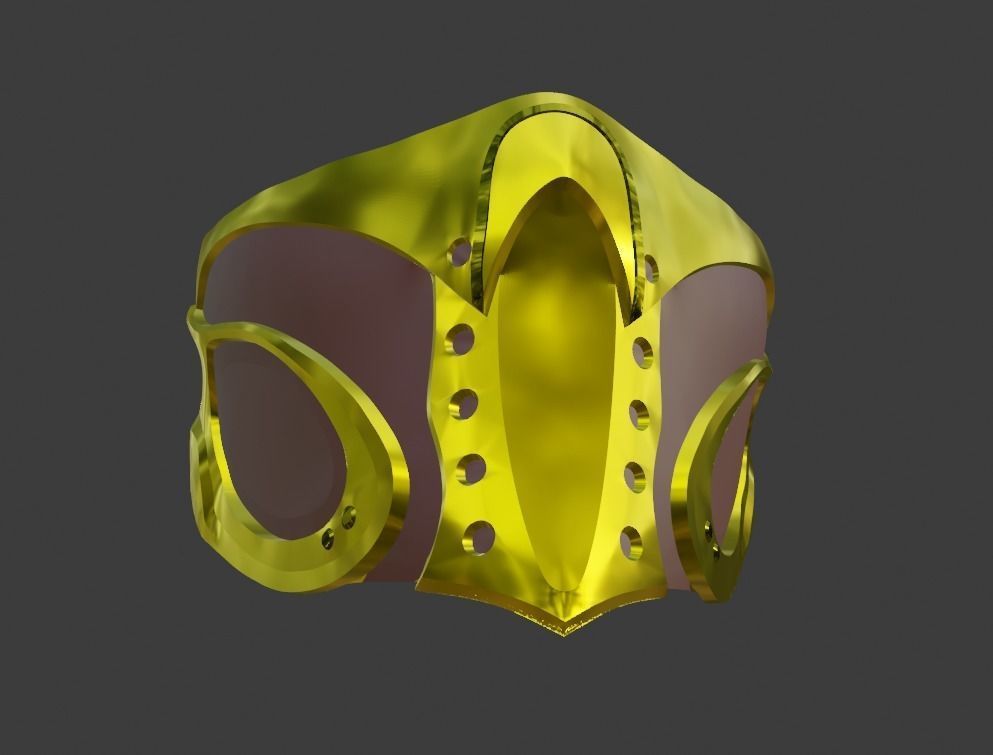 Erron Black mask from Mortal Kombat 11 - Recidivist 3D print model_7