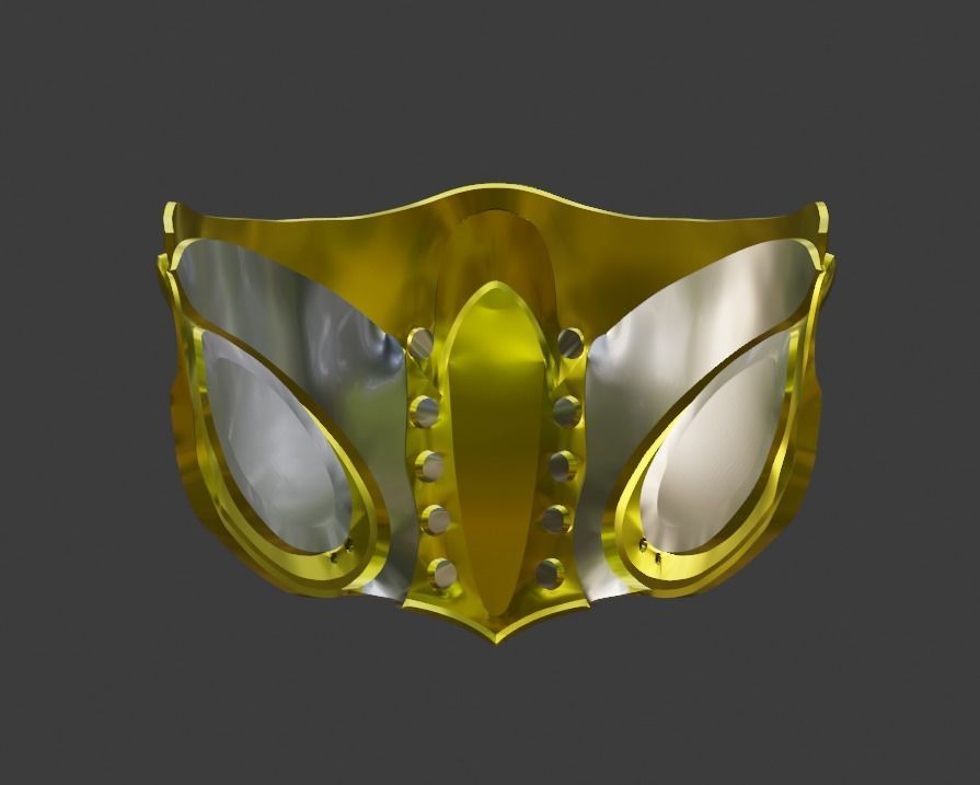 Erron Black mask from Mortal Kombat 11 - Recidivist 3D print model_9