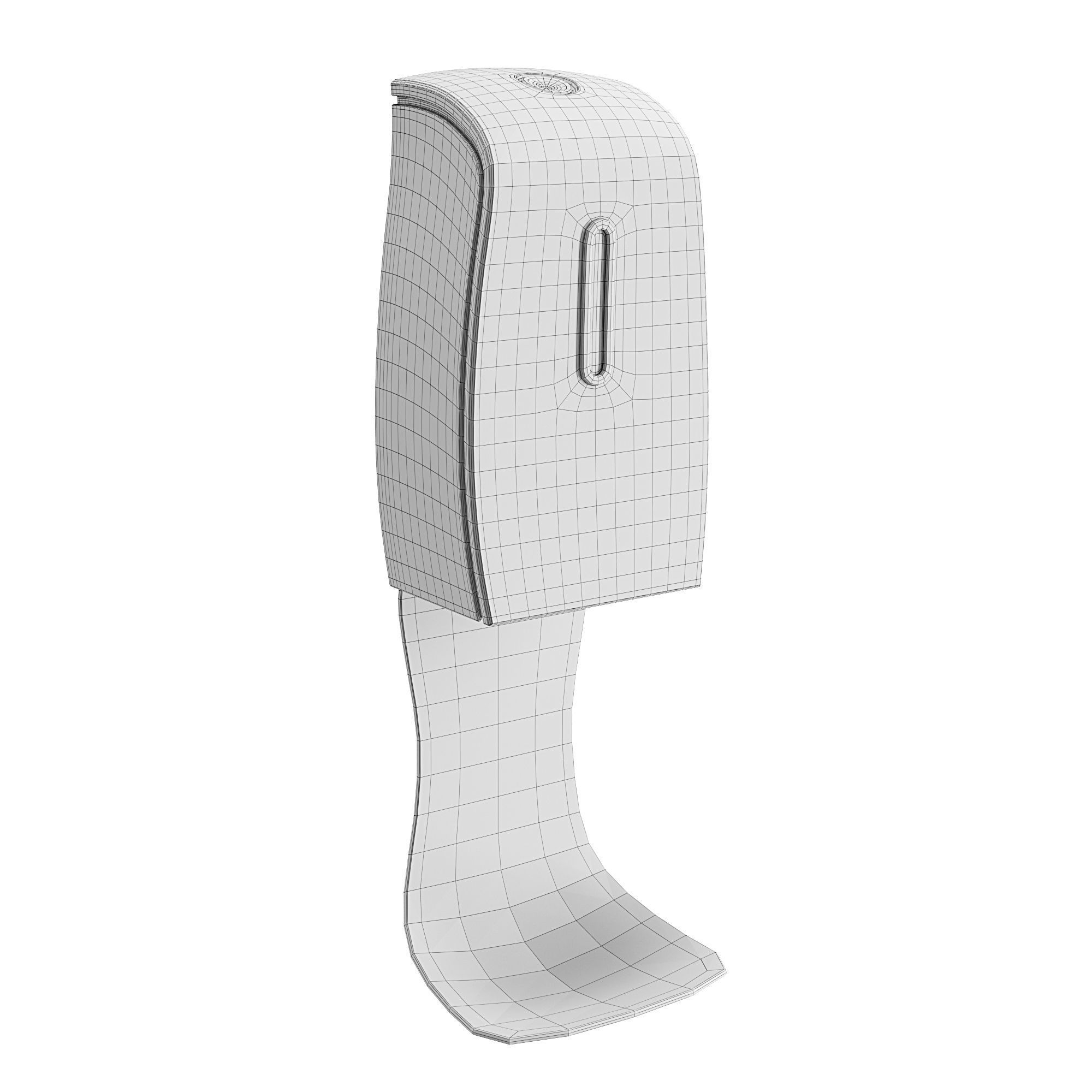 Hand Sanitizer Dispenser Set 3D model_2