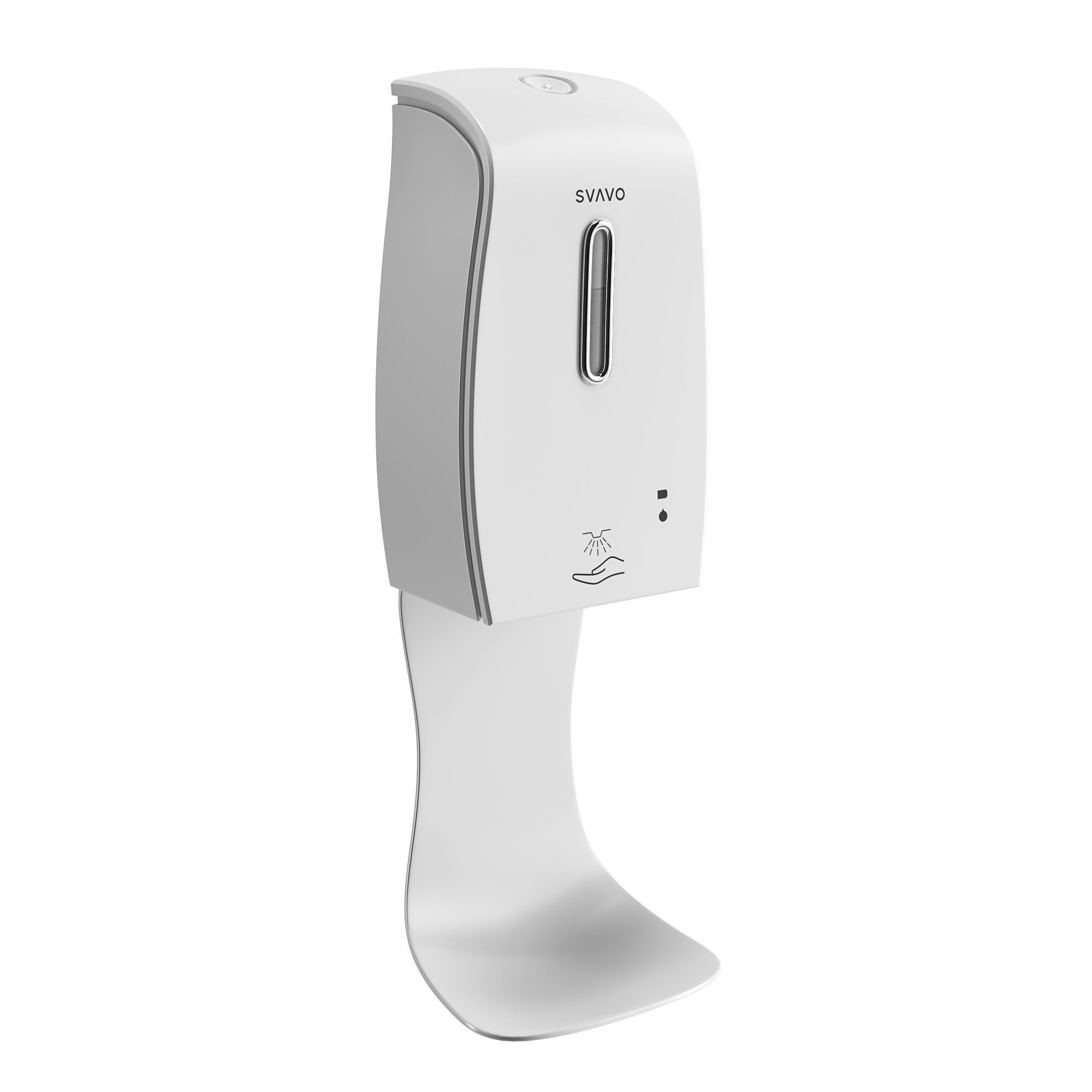 Hand Sanitizer Dispenser Set 3D model_1