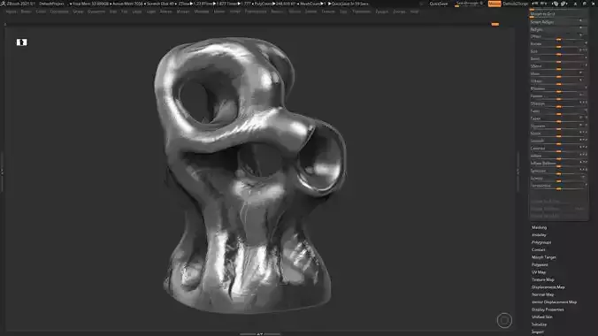 Modern Abstract Decorative sculpture 3d print model 40 3D print model