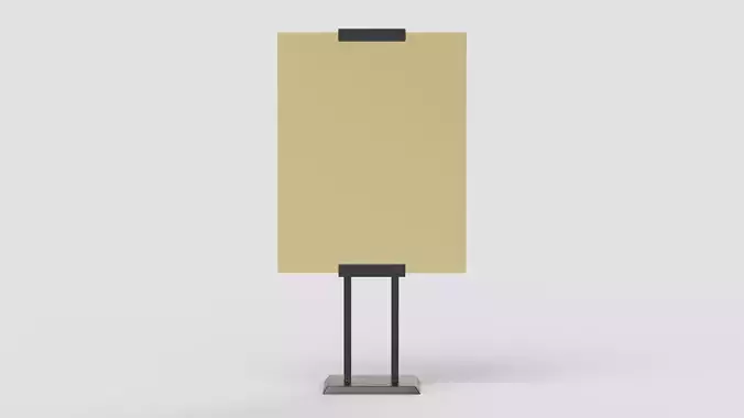  Blank bus stop billboard Mockup in empty street in city