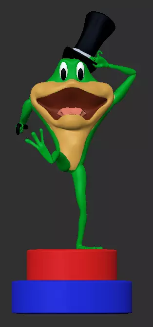 Looney Tunes Michigan J Frog Animated Cartoon Character 3D print model