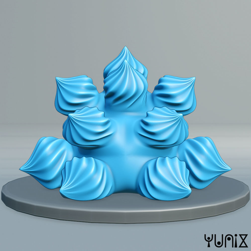 Swirly snom Free 3D print model_9
