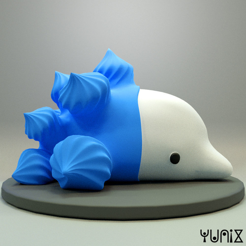Swirly snom Free 3D print model_2