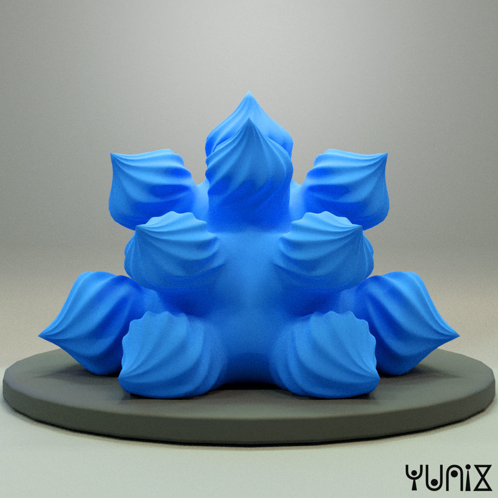 Swirly snom Free 3D print model_4