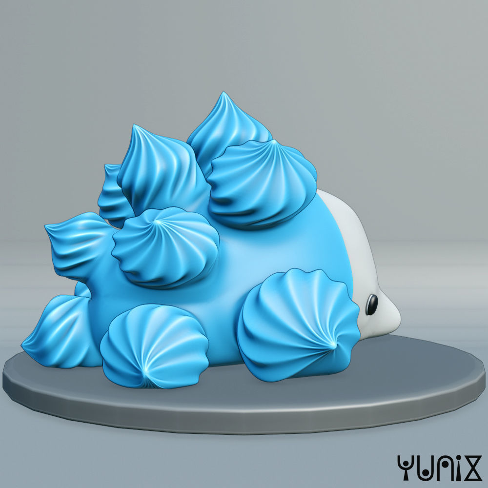 Swirly snom Free 3D print model_8