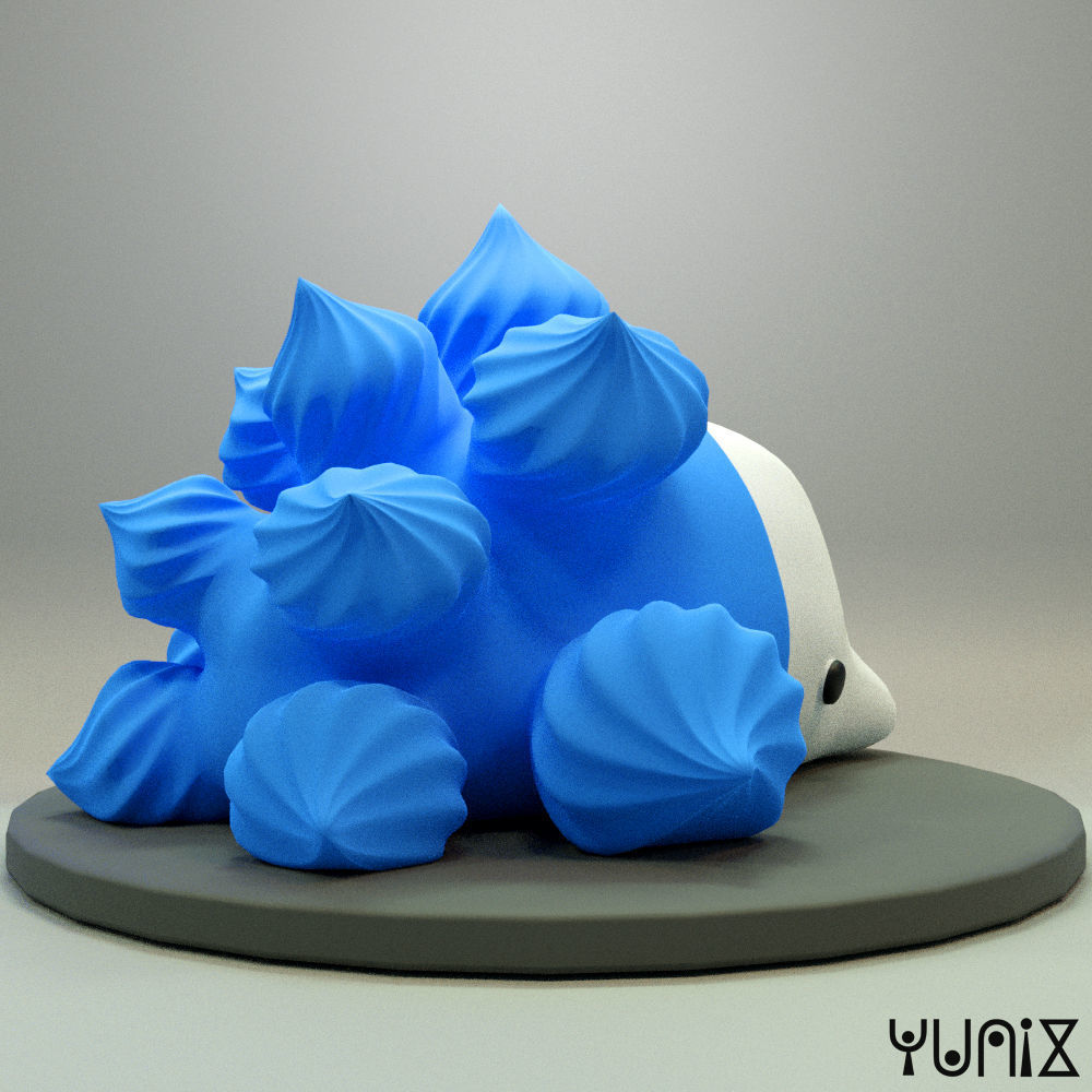 Swirly snom Free 3D print model_3