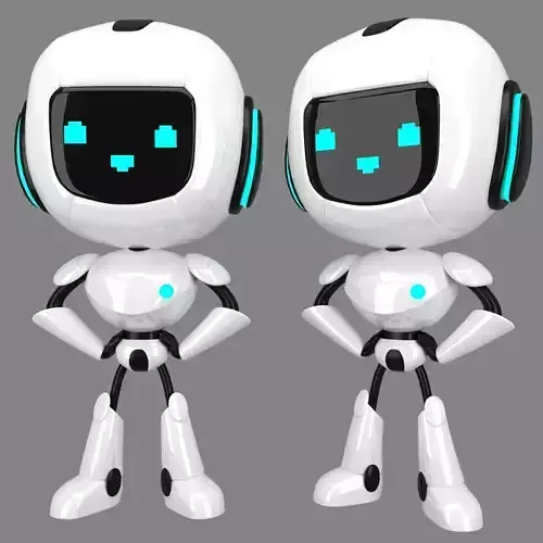 robot two robots with eyes