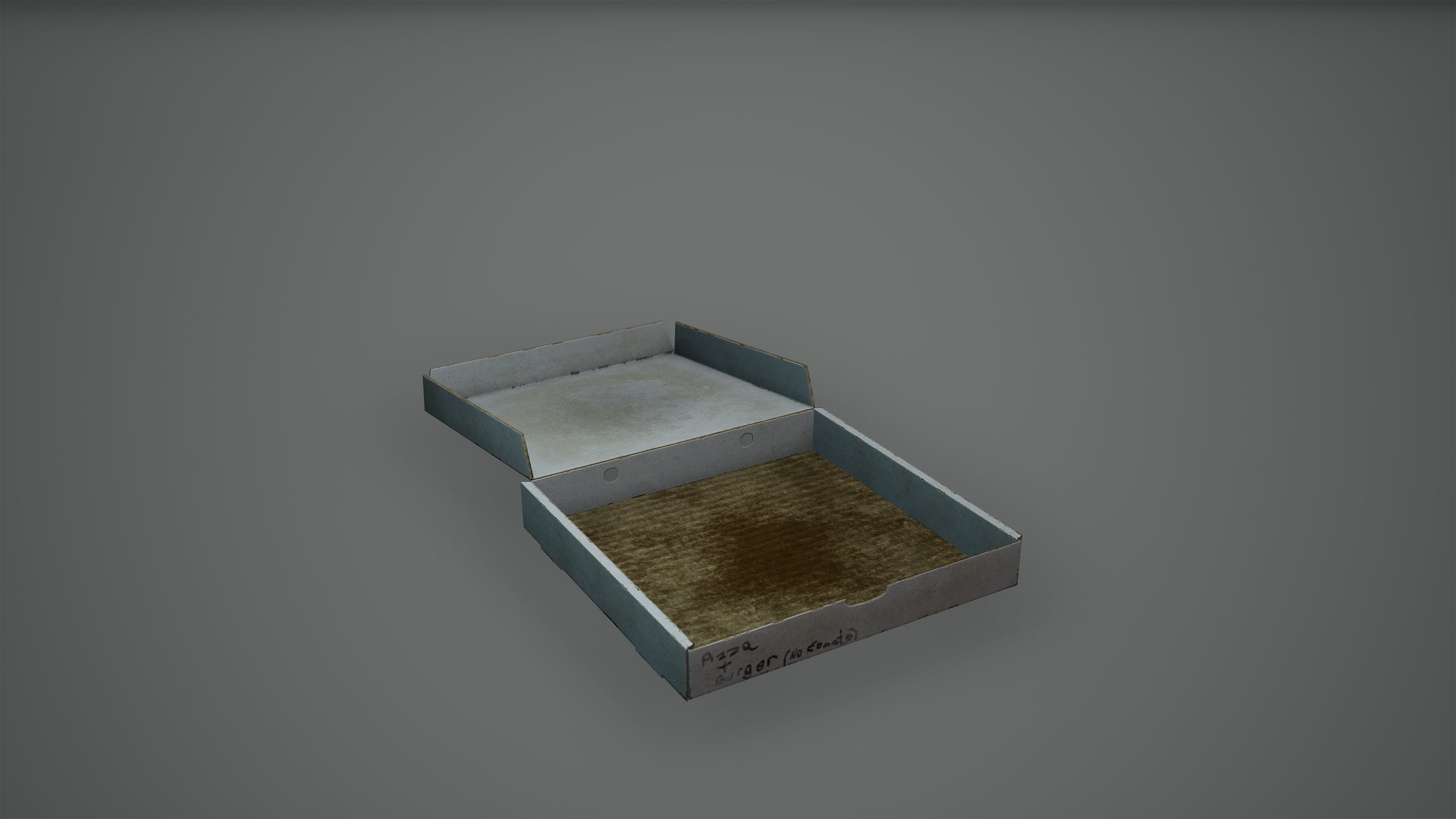 Cyberpunk Fast Food Boxes Low Poly Game Ready Low-poly 3D model_3