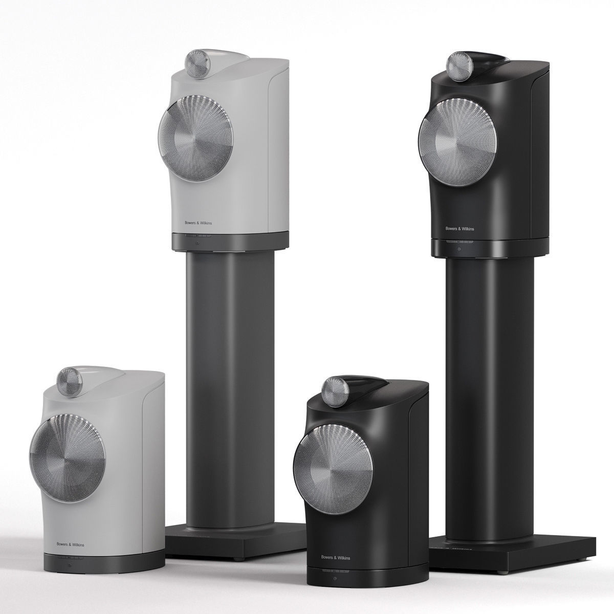 Acoustic system Bowers and wilkins Formation duo 3D model_0