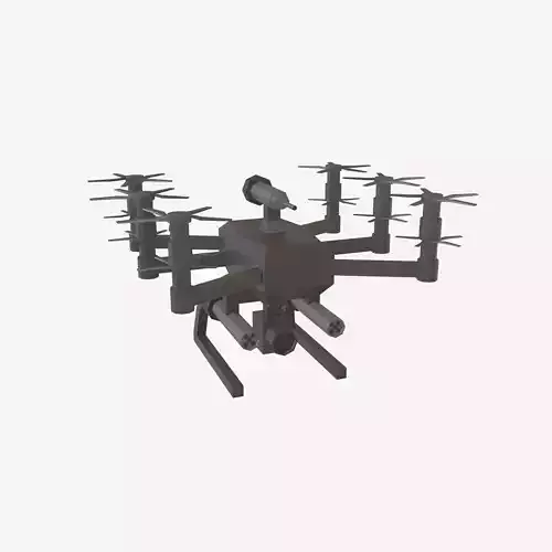 Cartoon Wepon Drone V1 002