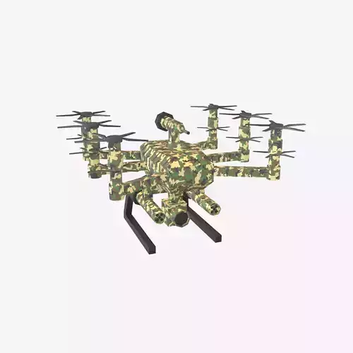 Cartoon Wepon Drone V1 003