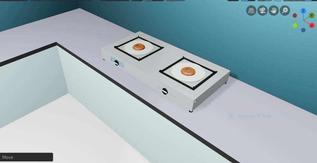 gas stove Free low-poly 3D model_7