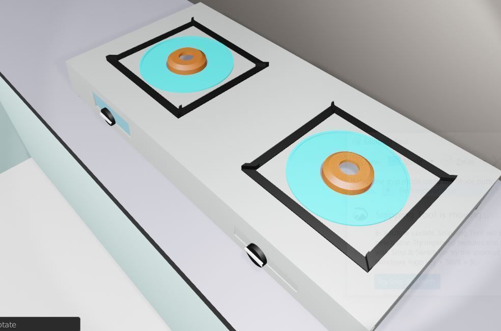 gas stove Free low-poly 3D model_3