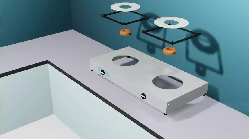 gas stove Free low-poly 3D model_0