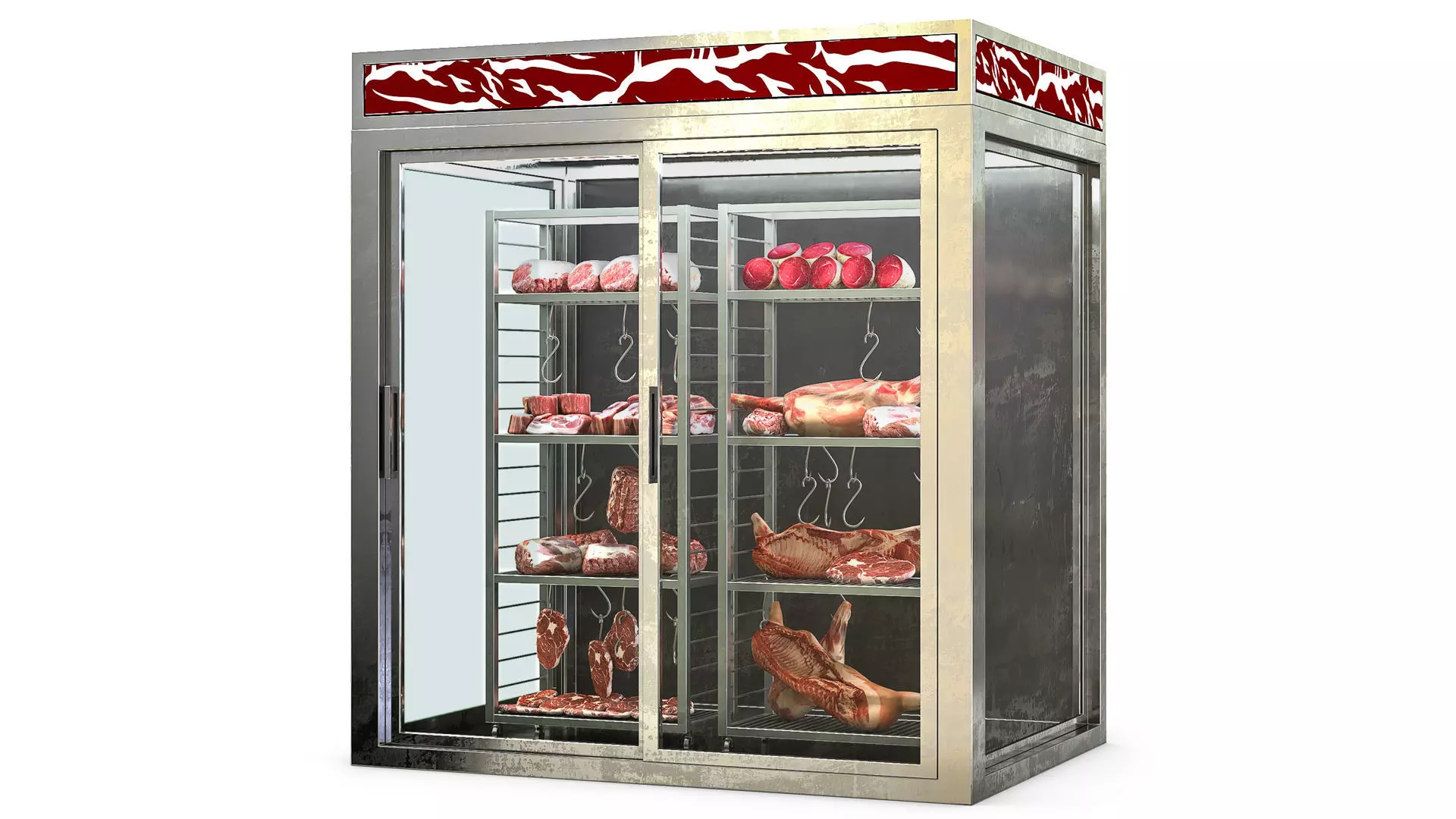 Freezer for Meat 3D model_0