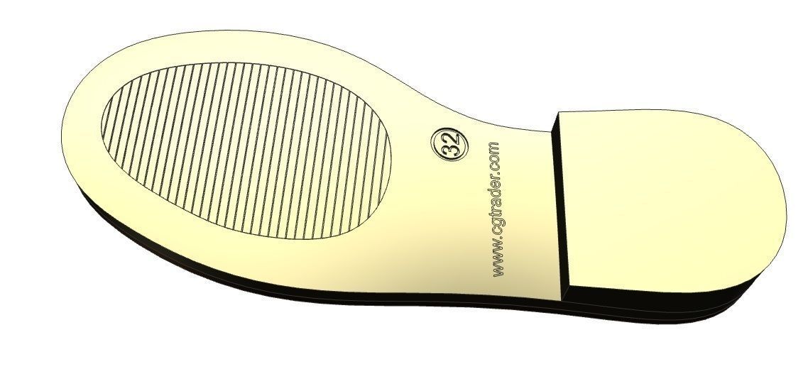 Shoe Sole 16AP0605U E 3D print model_5