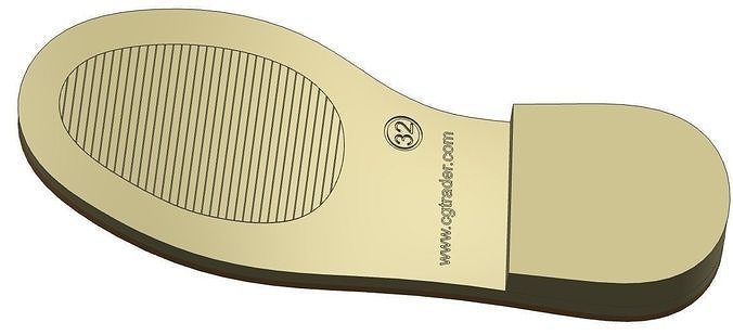Shoe Sole 16AP0605U E 3D print model
