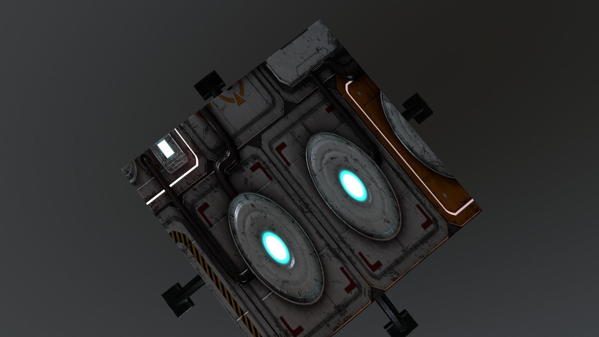 Sci-Fi Energy Cube free VR / AR / low-poly 3D model | CGTrader