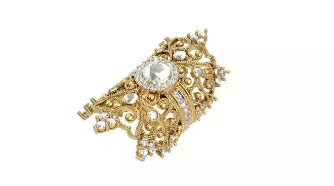 Fancy Gold Ladies Ring