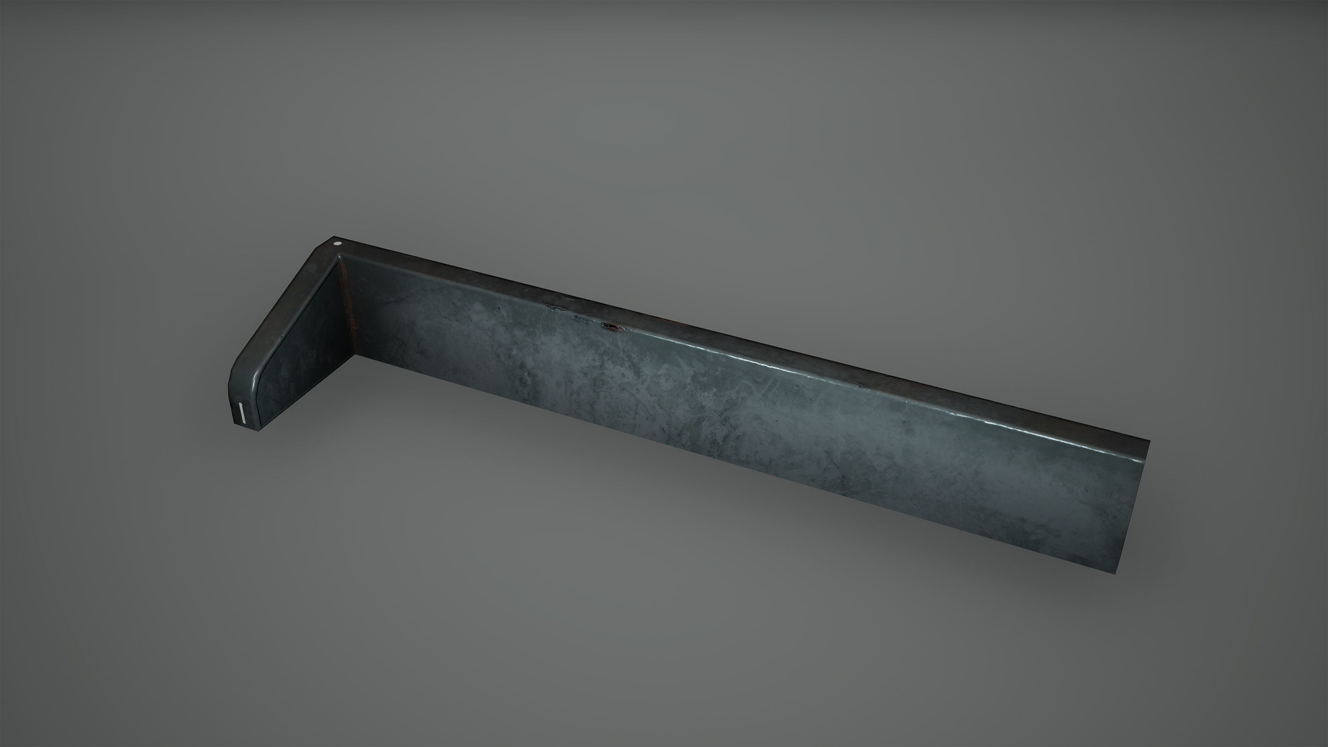 Cyberpunk Fences Low Poly  Game Ready Low-poly 3D model_4